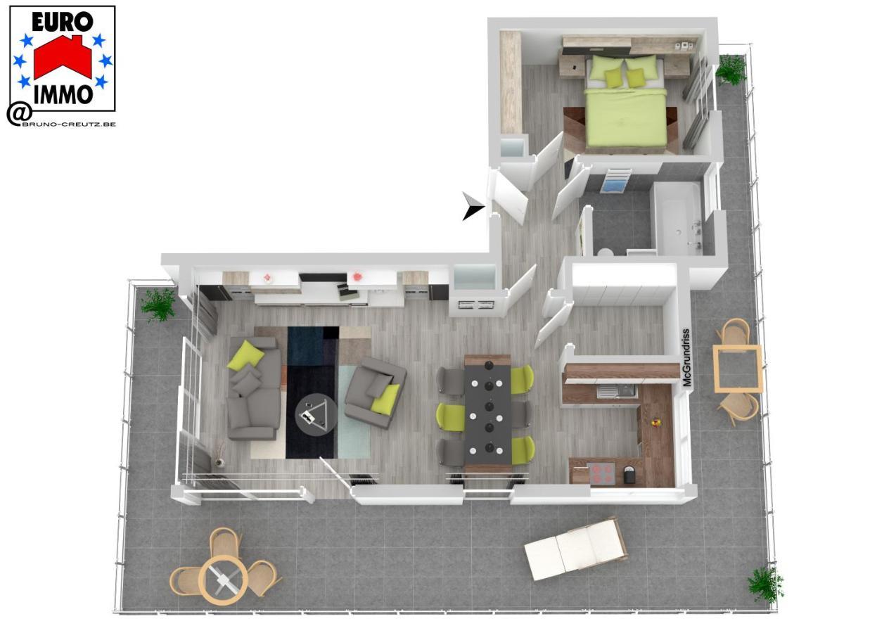 Penthouse Lebierre Hotel Malmedy Bagian luar foto
